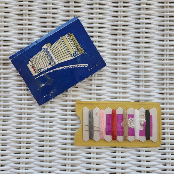 Vintage Travel Sewing Kits Hotel Riviera Las Vegas NV Holiday Inn Lafayette IN - Picture 3 of 10